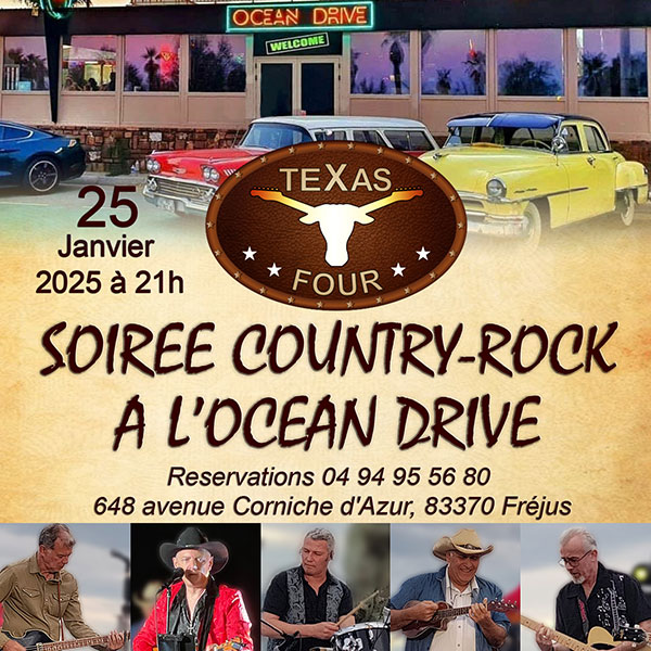 Affiche Concert Océan Drive