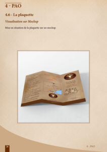 Plaquette Texas Four Mockup